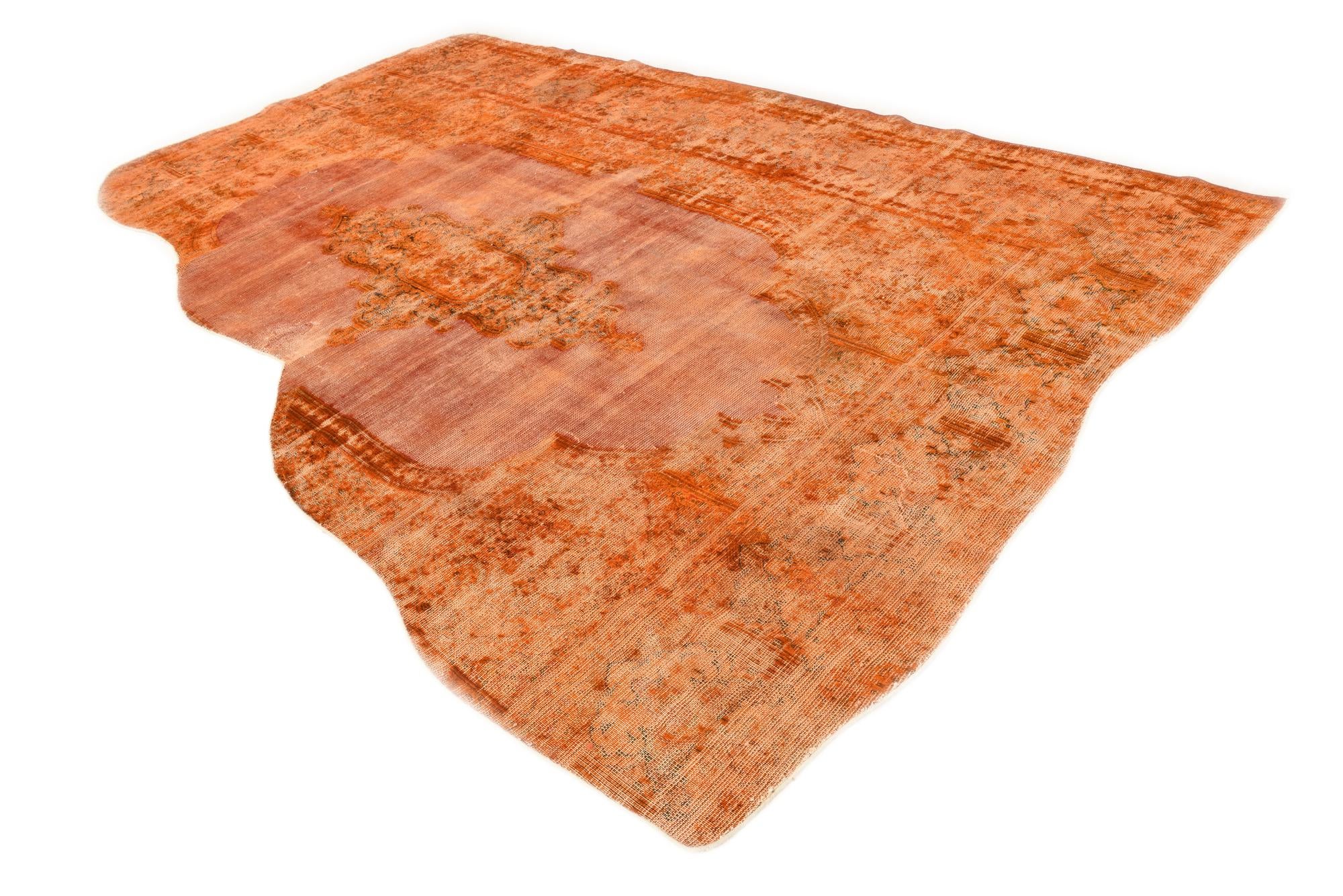 6' 7 x 12' 2 Hand Knotted Ultra Vintage Persian Wool Rug