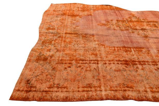 Detail image of 6' 7 x 12' 2 Hand Knotted Ultra Vintage Persian Wool Rug