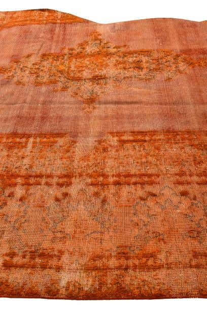 6' 7 x 12' 2 Hand Knotted Ultra Vintage Persian Wool Rug