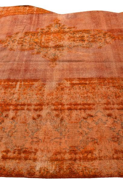 Detail image of 6' 7 x 12' 2 Hand Knotted Ultra Vintage Persian Wool Rug