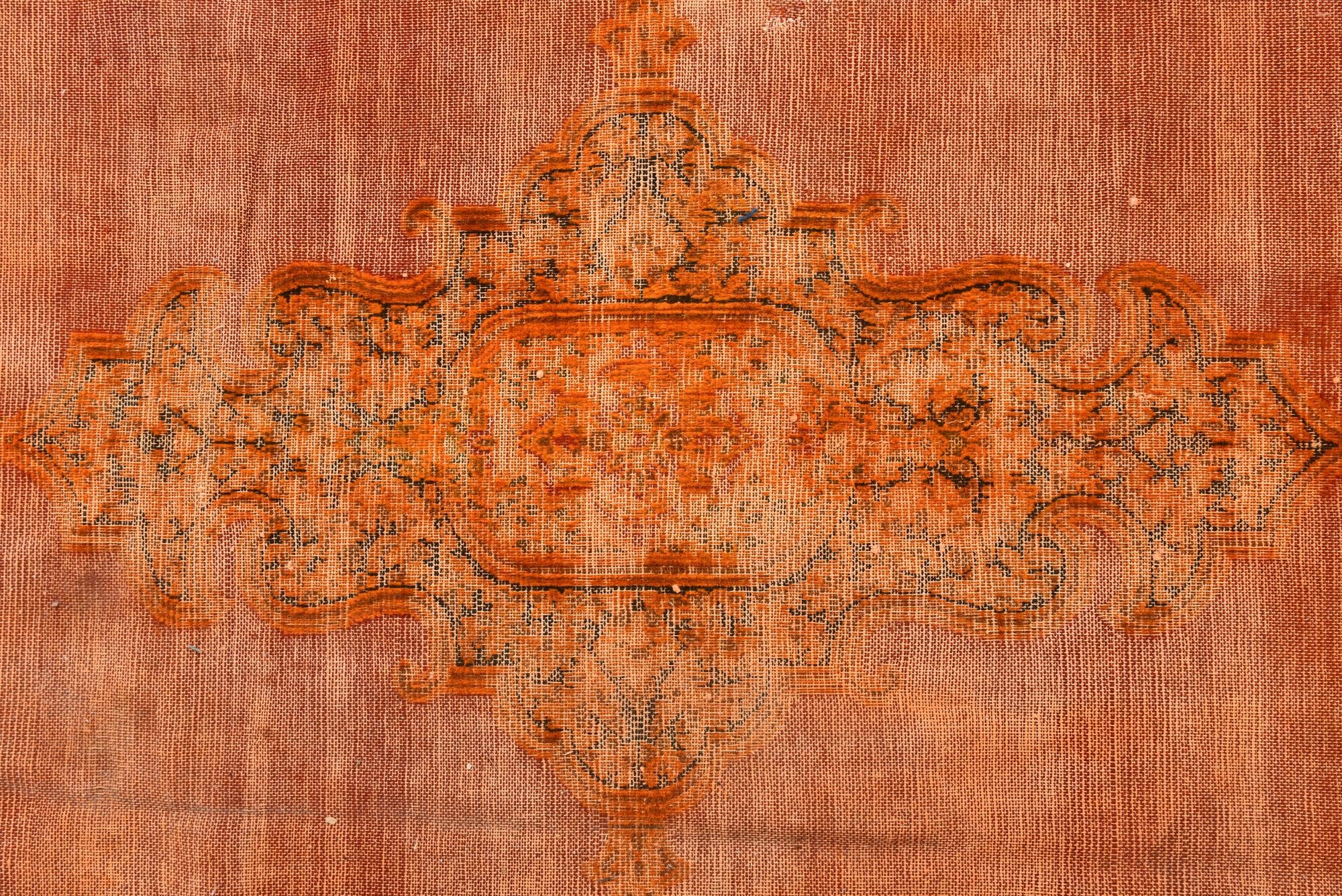 6' 7 x 12' 2 Hand Knotted Ultra Vintage Persian Wool Rug