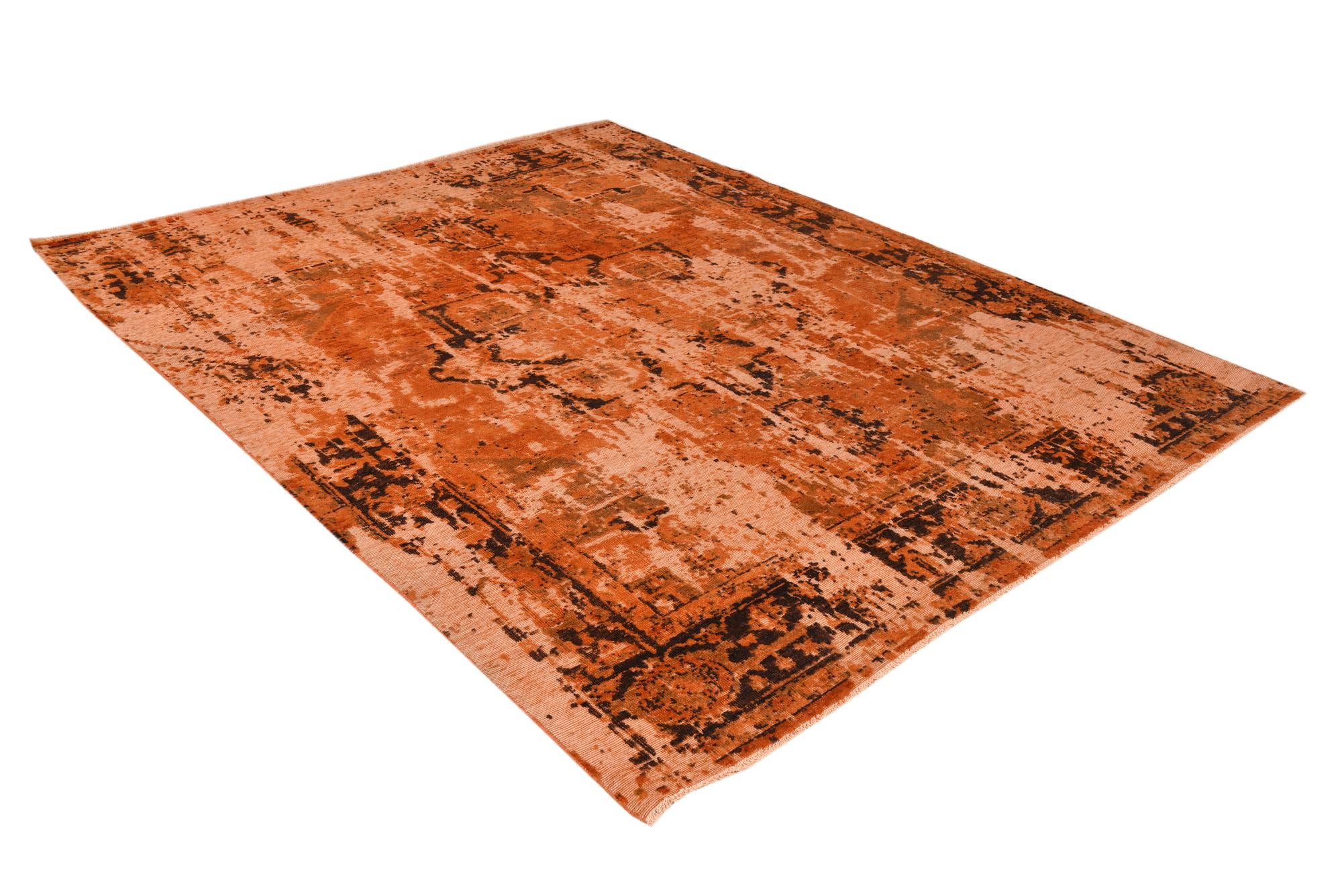 7' 11 x 10' Hand Knotted Ultra Vintage Persian Wool Rug