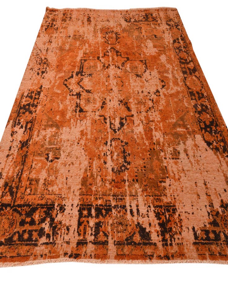 Detail image of 7' 11 x 10'  Hand Knotted Ultra Vintage Persian Wool Rug