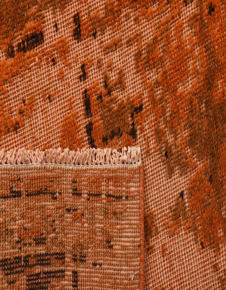 Detail image of 7' 11 x 10'  Hand Knotted Ultra Vintage Persian Wool Rug