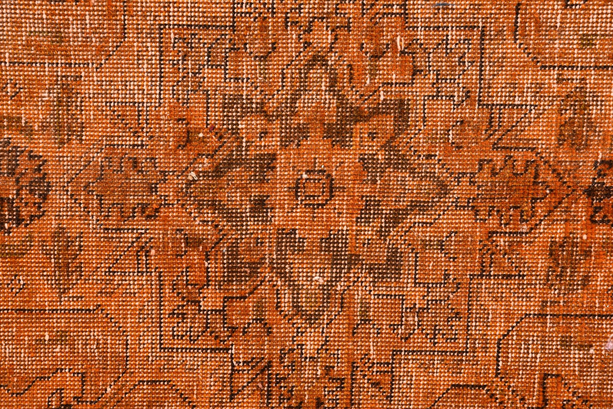 6' 6 x 9' 6 Hand Knotted Ultra Vintage Persian Wool Rug
