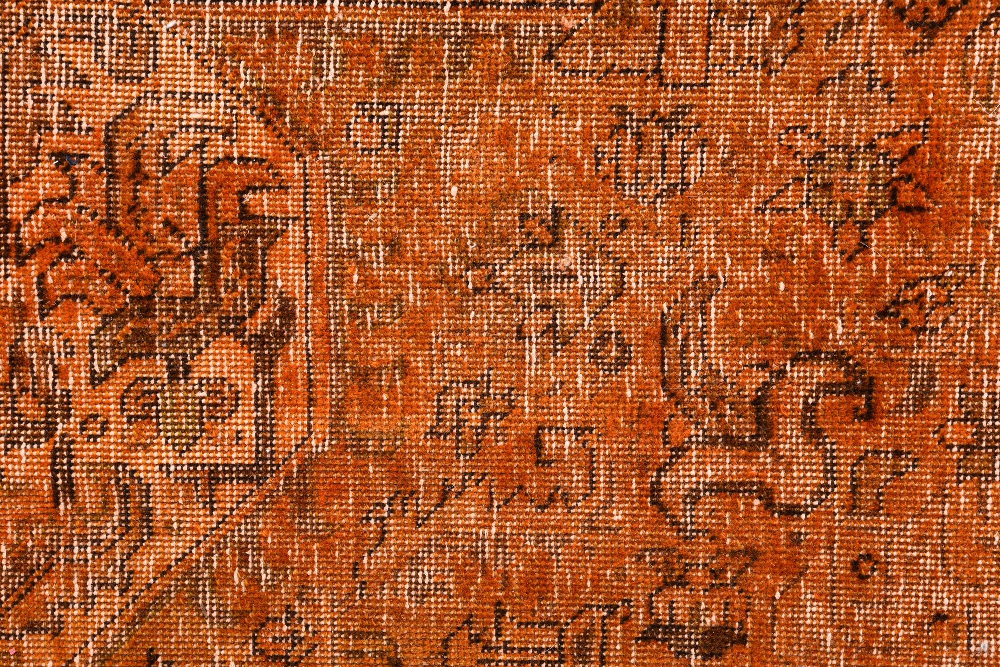 6' 6 x 9' 6 Hand Knotted Ultra Vintage Persian Wool Rug