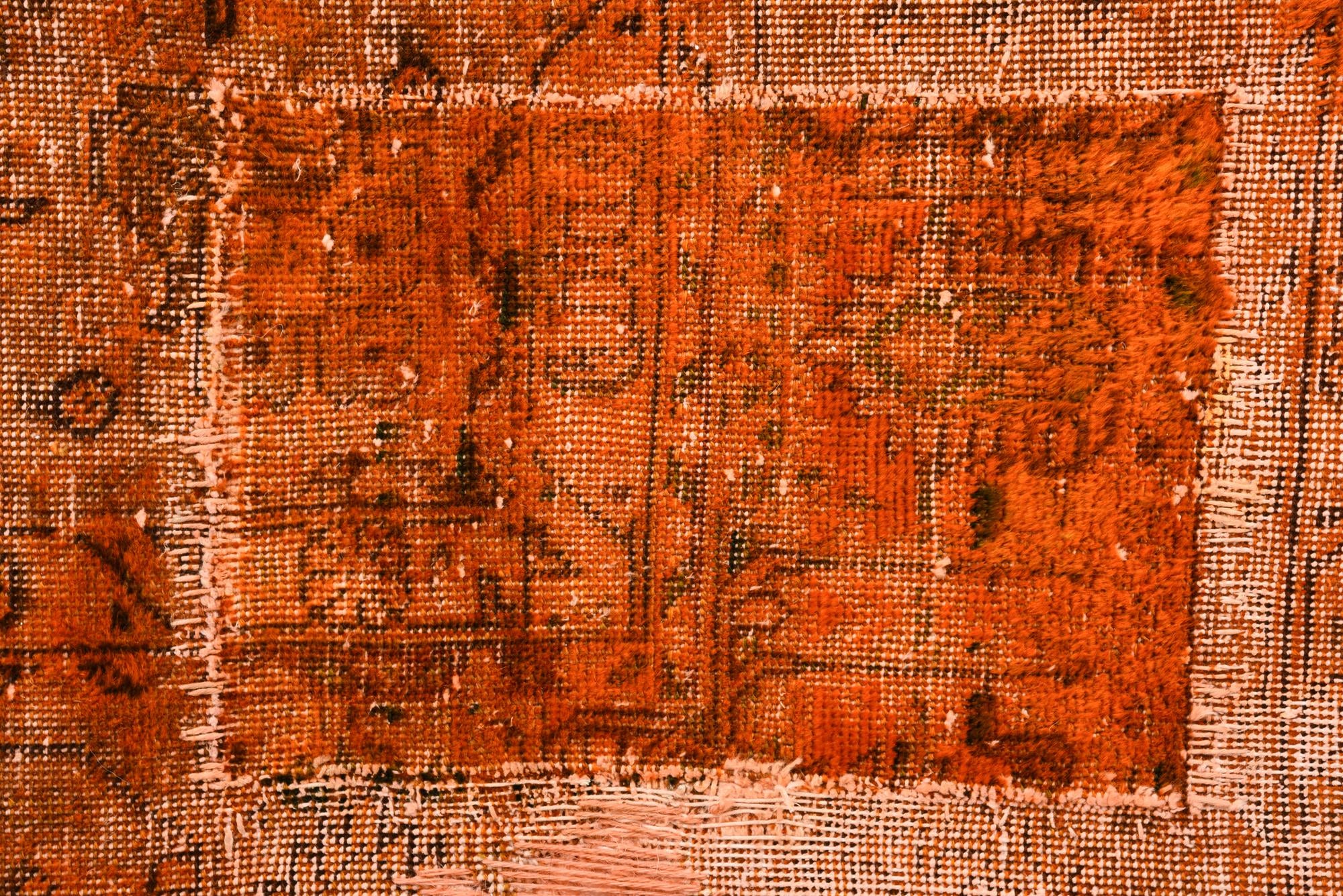 6' 6 x 9' 6 Hand Knotted Ultra Vintage Persian Wool Rug