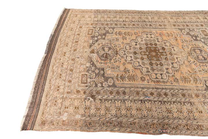 5' x 7' Hand Knotted Ultra Vintage Persian Wool Rug