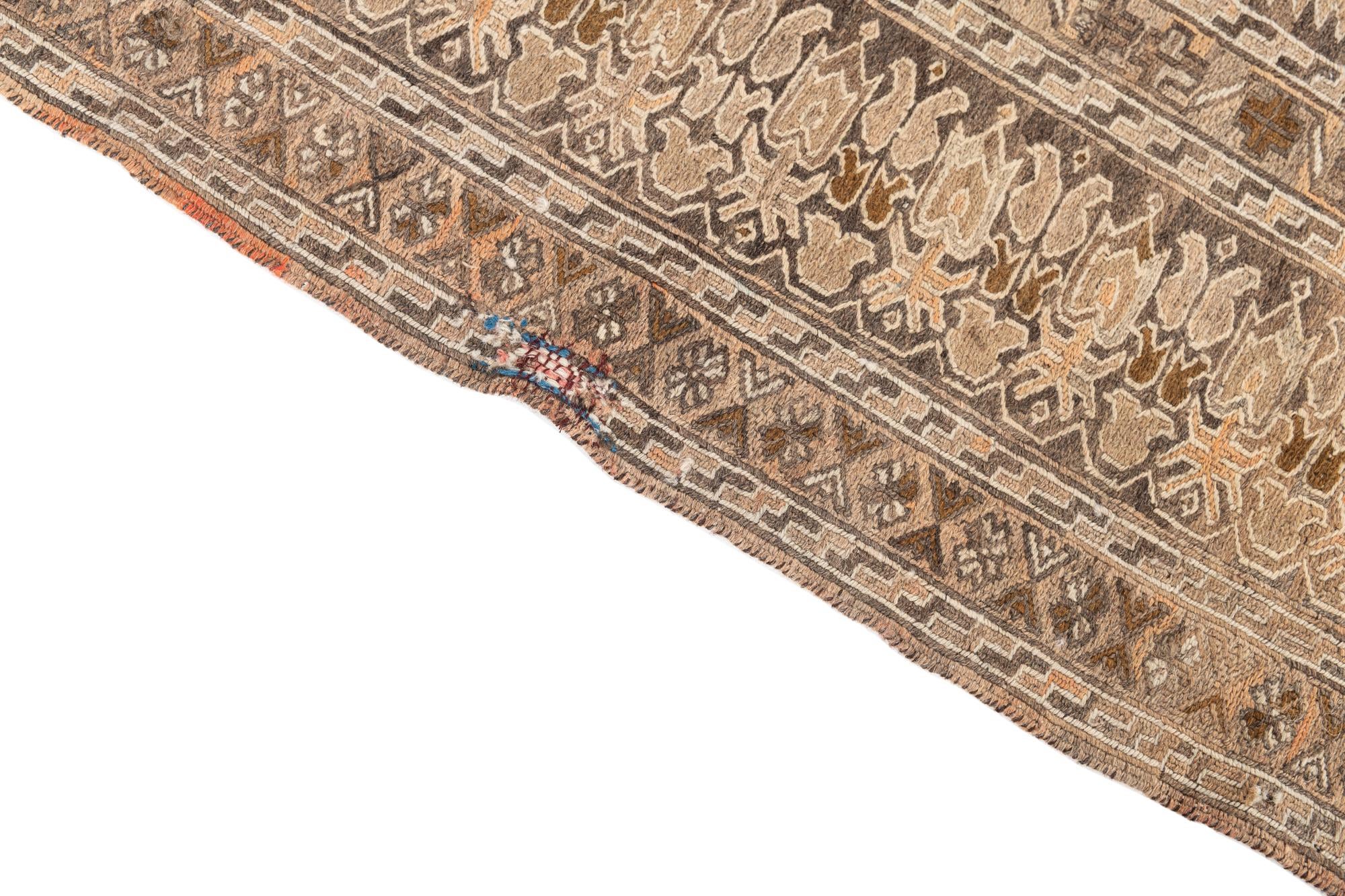 5' x 7' Hand Knotted Ultra Vintage Persian Wool Rug