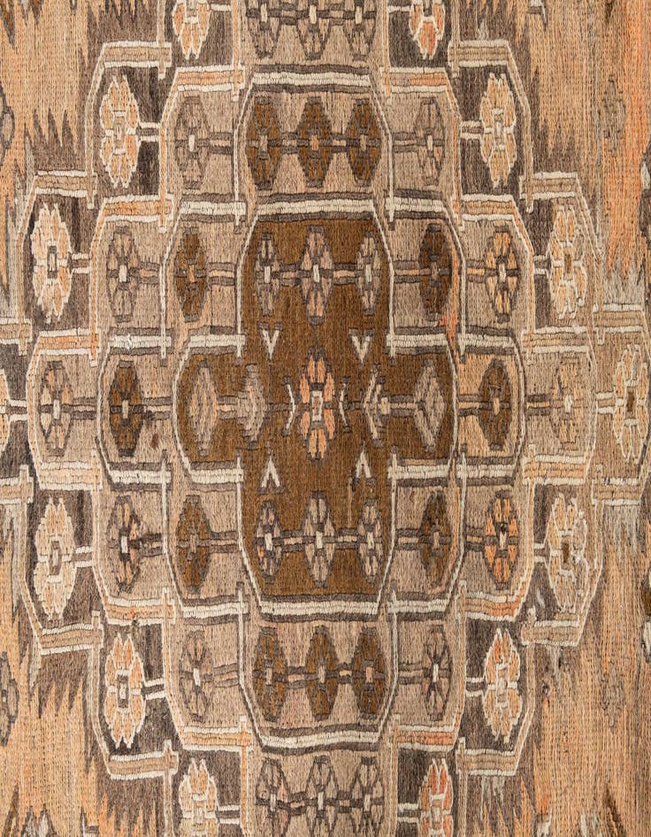 Detail image of 5' x 7'  Hand Knotted Ultra Vintage Persian Wool Rug