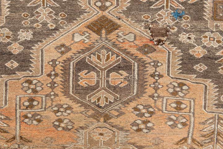 5' x 7' Hand Knotted Ultra Vintage Persian Wool Rug