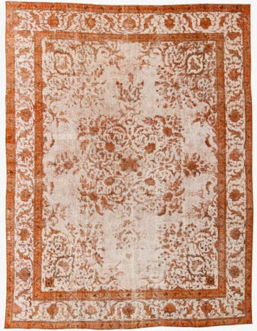 9' 6 x 12' 5 Hand Knotted Ultra Vintage Persian Wool Rug