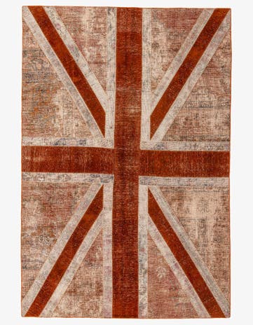 6' 8 x 9' 11 Hand Knotted Ultra Vintage Persian Wool Rug