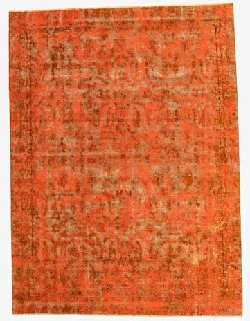 8' 1 x 11' 2 Hand Knotted Ultra Vintage Persian Wool Rug