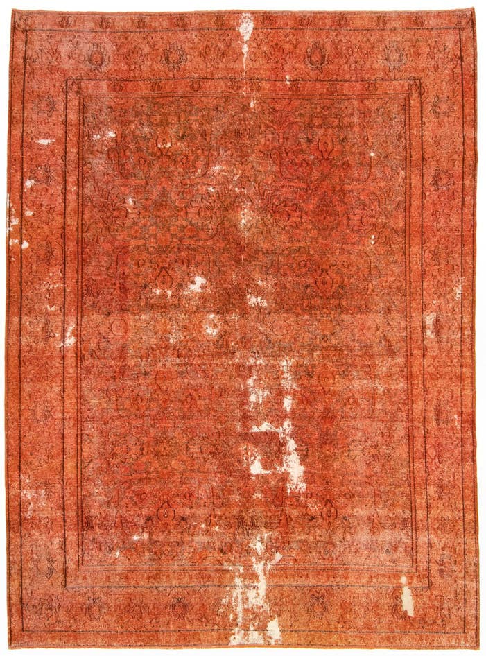 Detail image of 9' 4 x 12' 10 Hand Knotted Vintage Royal Persian Wool Rug