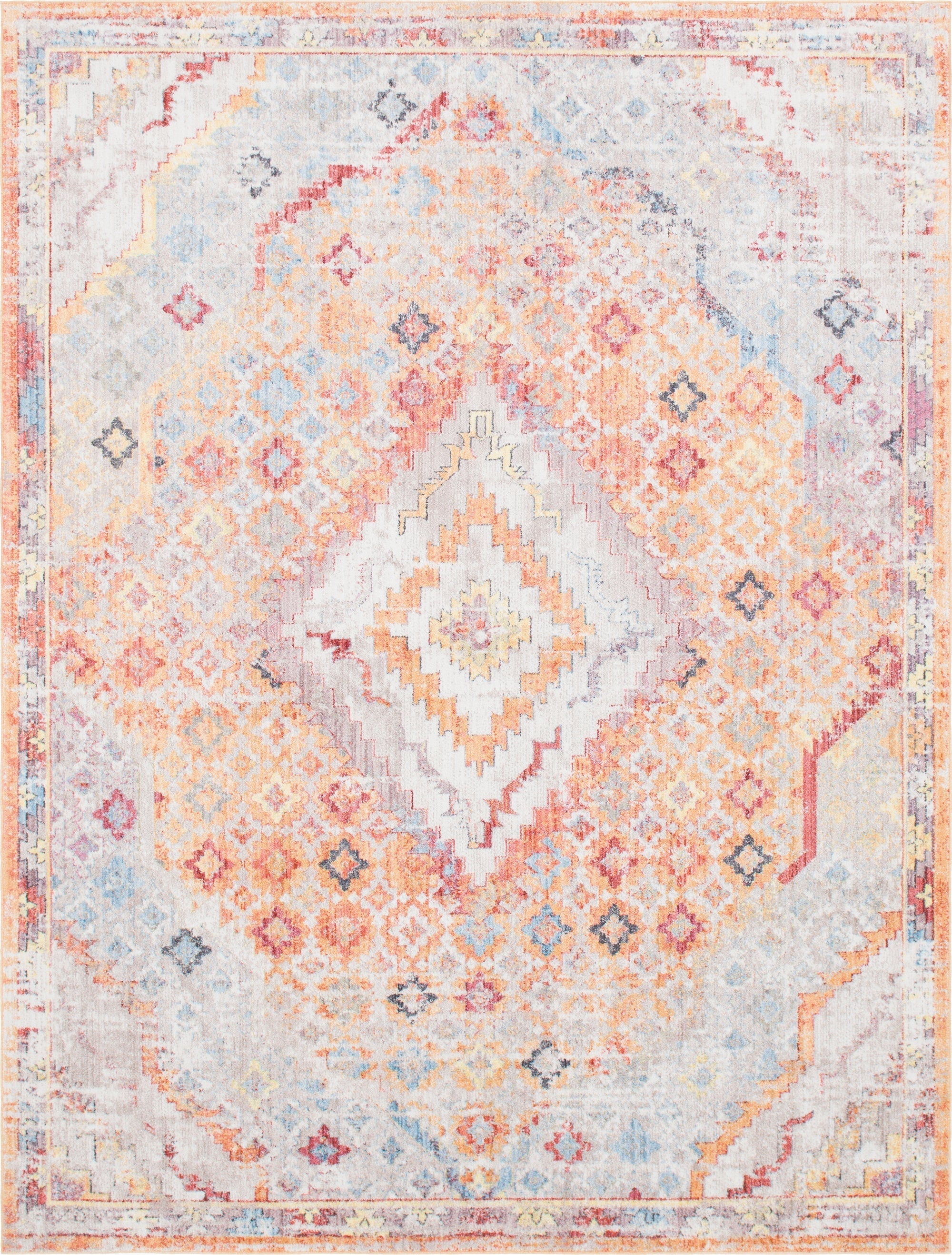 Orange Williamsburg Rug