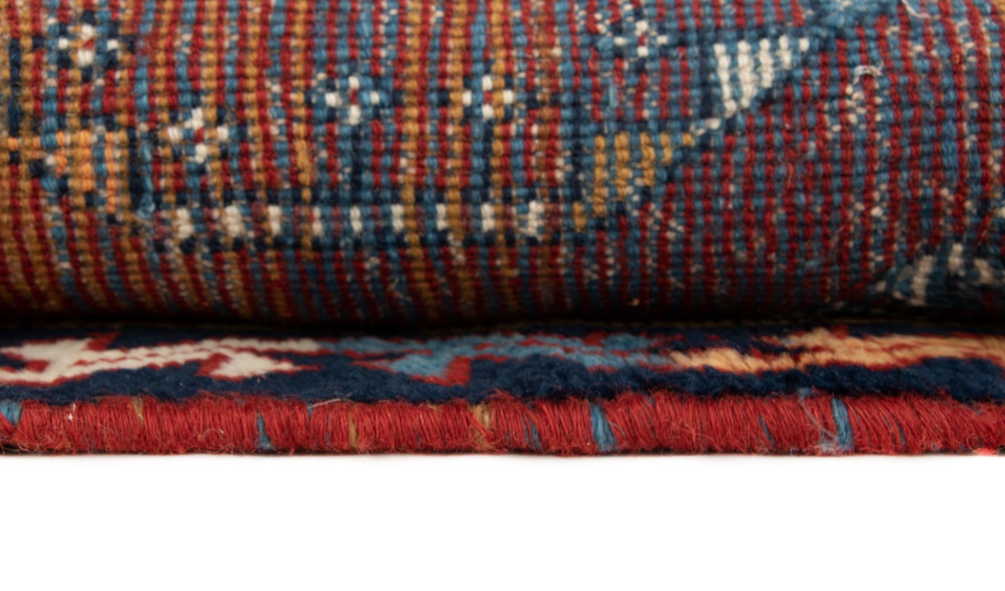3' 5 x 4' 11 Hand Knotted Yalameh Persian Wool Rug