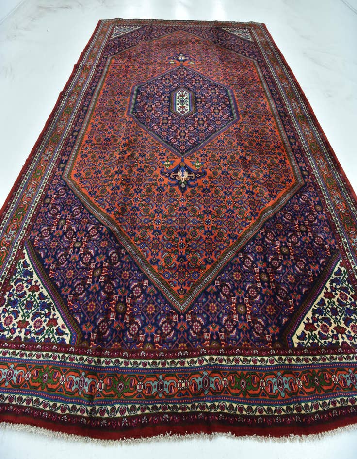 Detail image of 10' x 13' 2  Hand Knotted Zanjan Persian Wool Rug