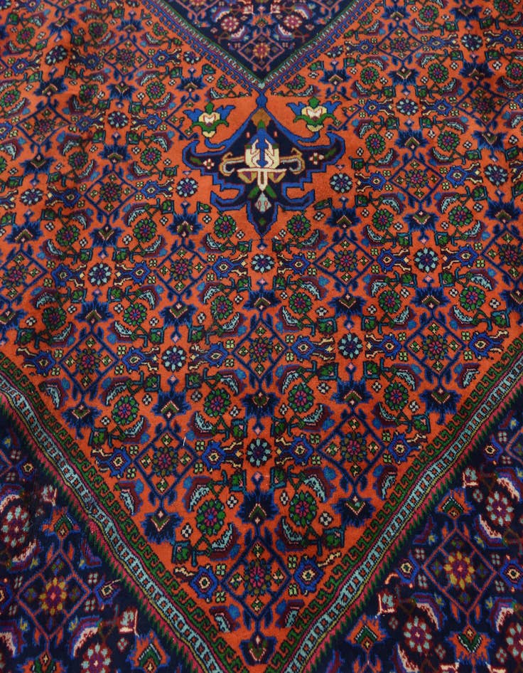 Detail image of 10' x 13' 2  Hand Knotted Zanjan Persian Wool Rug