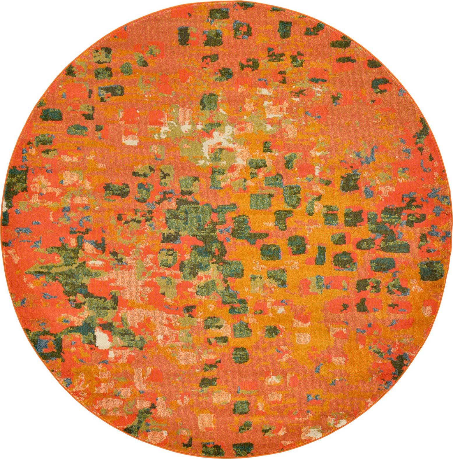 8' x 8' Washable Barcelona Round Rug