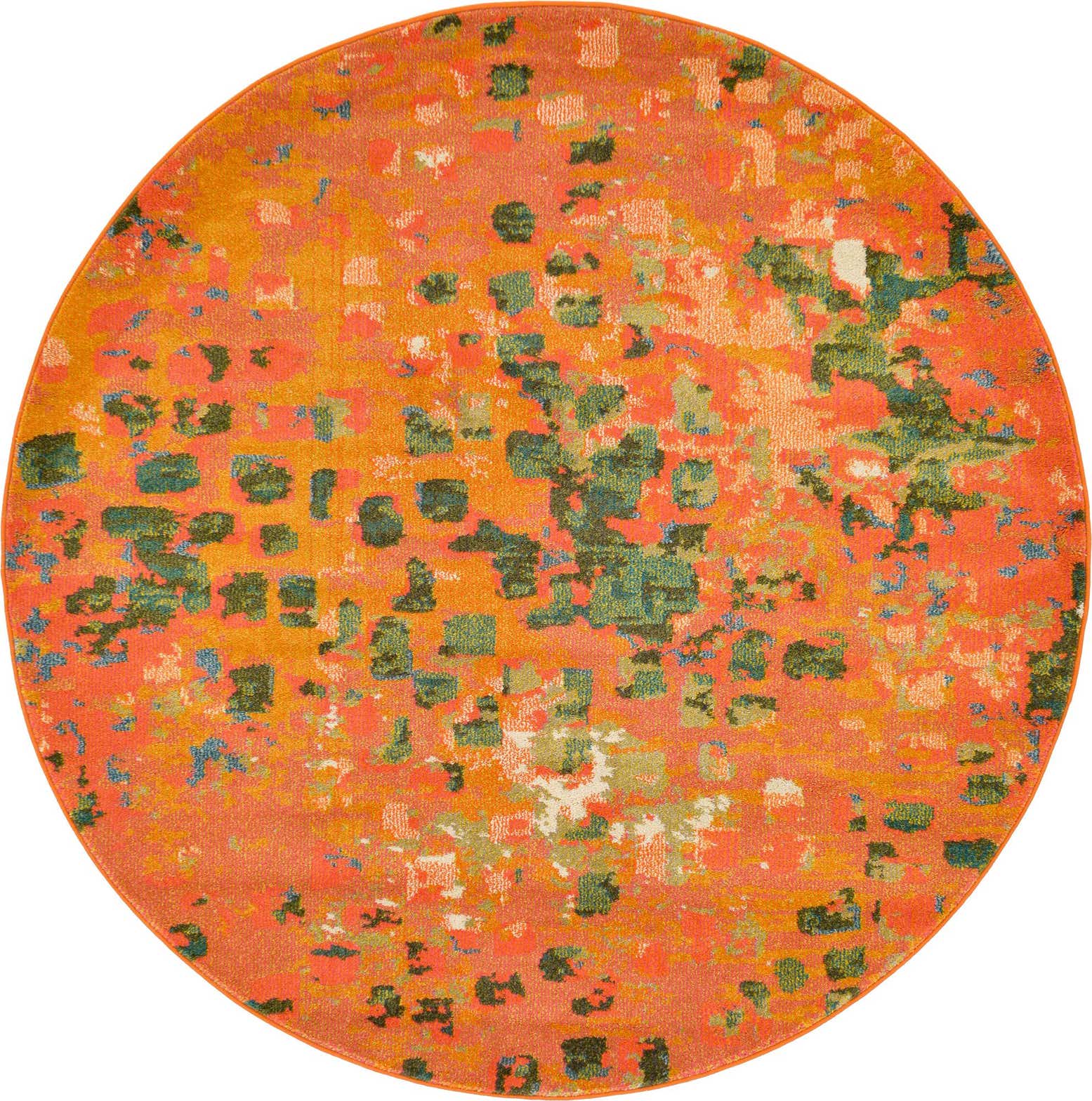 6' x 6' Washable Barcelona Round Rug