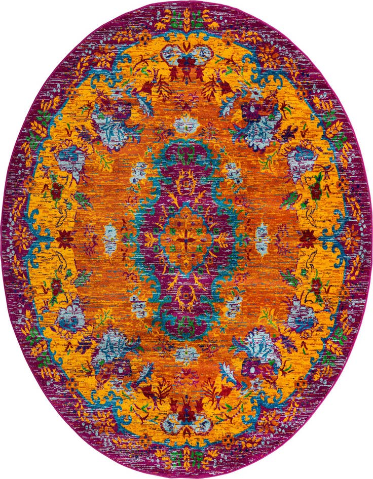 Detail image of 7' 10 x 7' 10 Calypso Round Rug
