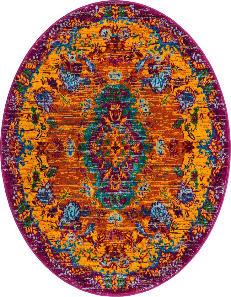 Detail image of 4' x 4' Calypso Round Rug