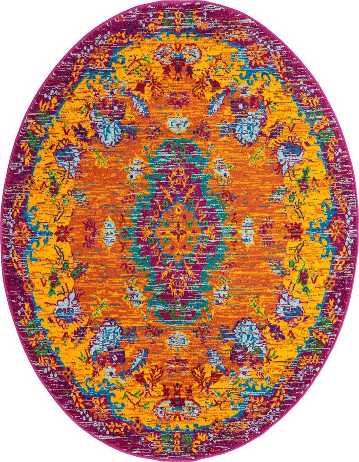 Detail image of 5' 3 x 5' 3 Calypso Round Rug