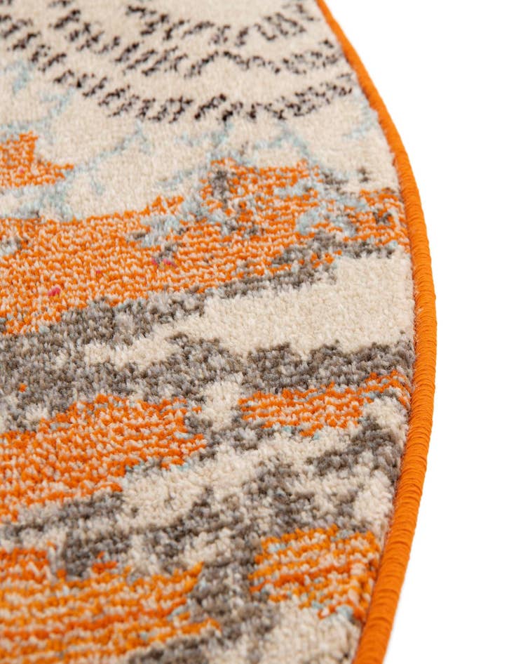 Detail image of 6' x 6'  Washable Casablanca Round Rug