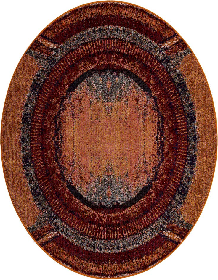 Detail image of 6' x 6' Washable Casablanca Round Rug