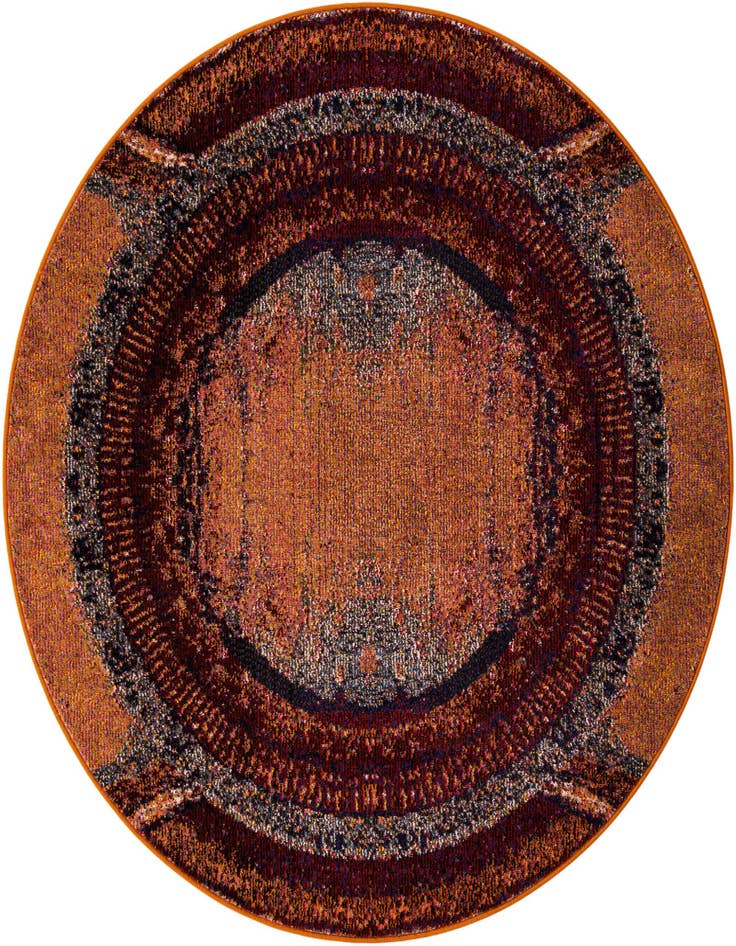 Detail image of 4' x 4' Washable Casablanca Round Rug