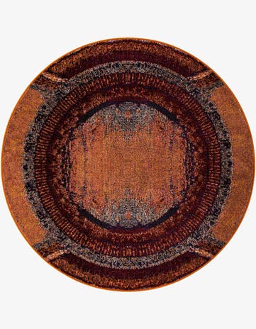 4' x 4' Washable Casablanca Round Rug