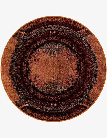 3' 3 x 3' 3 Washable Casablanca Round Rug