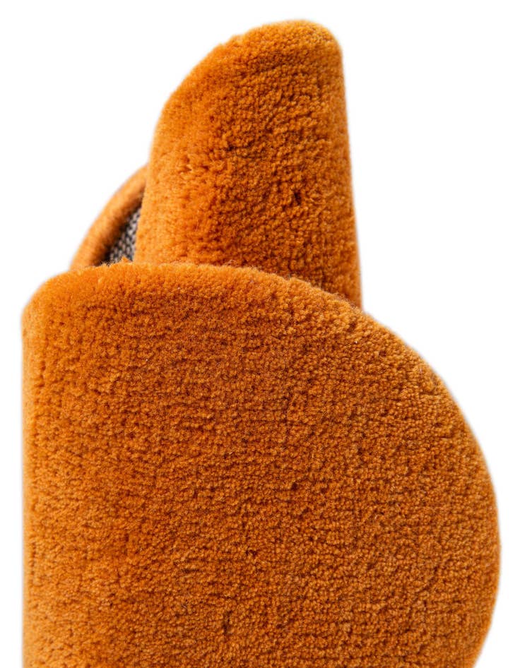 Detail image of 5' 1 x 5' 1 Happy Rugs Funky Flower Wool Round