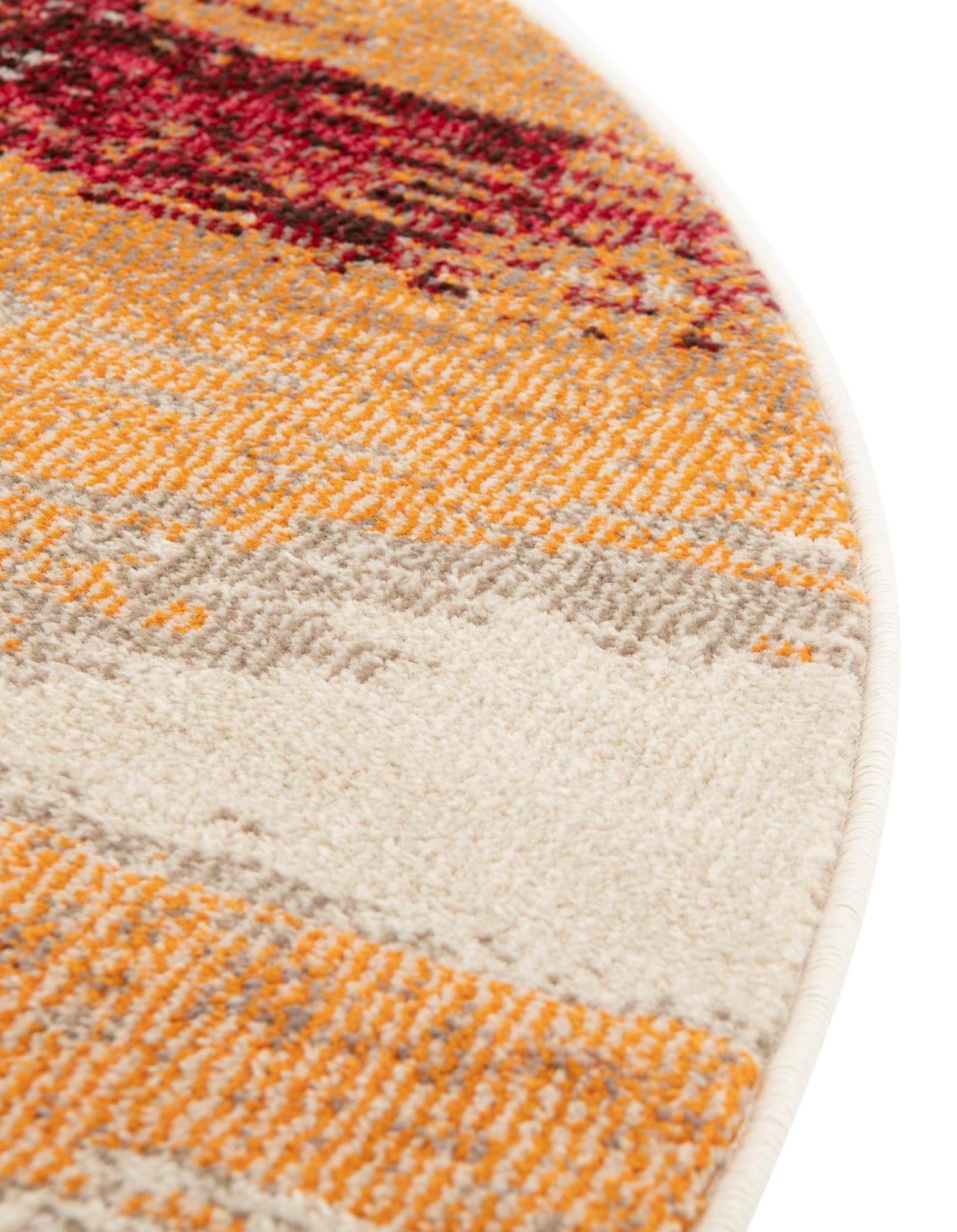 6' x 6' Washable Hyacinth Round Rug