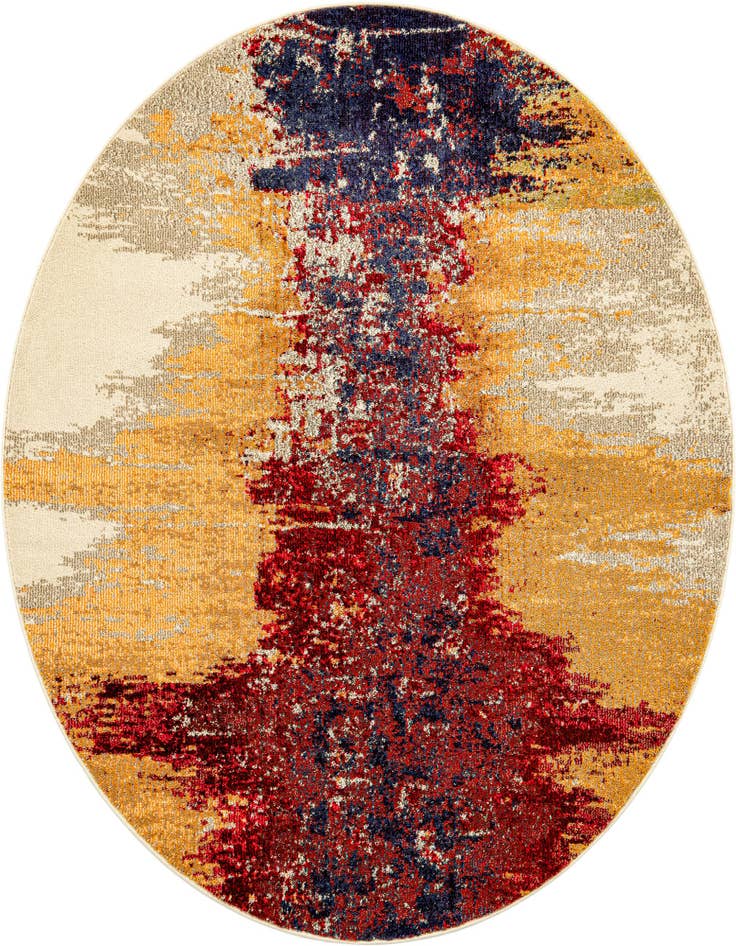 Detail image of 6' x 6' Washable Hyacinth Round Rug