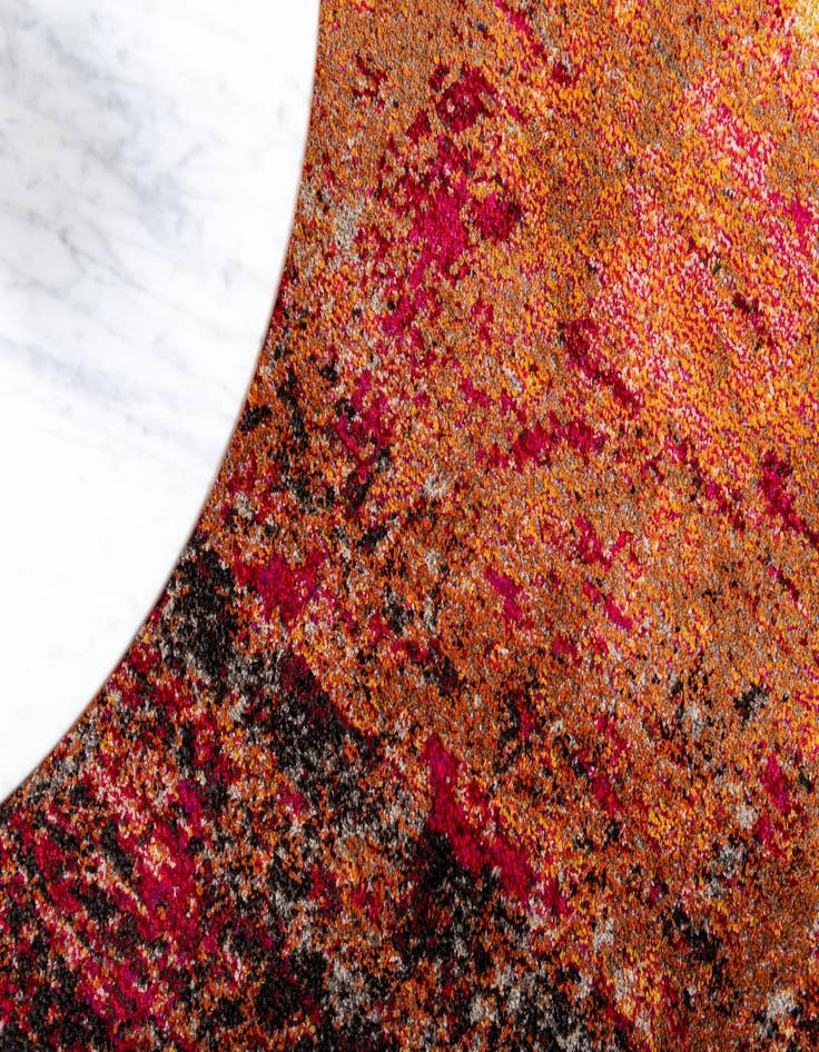 Detail image of 8' x 8' Washable Hyacinth Round Rug