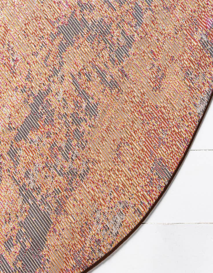 Detail image of 8' x 8' Washable Hyacinth Round Rug