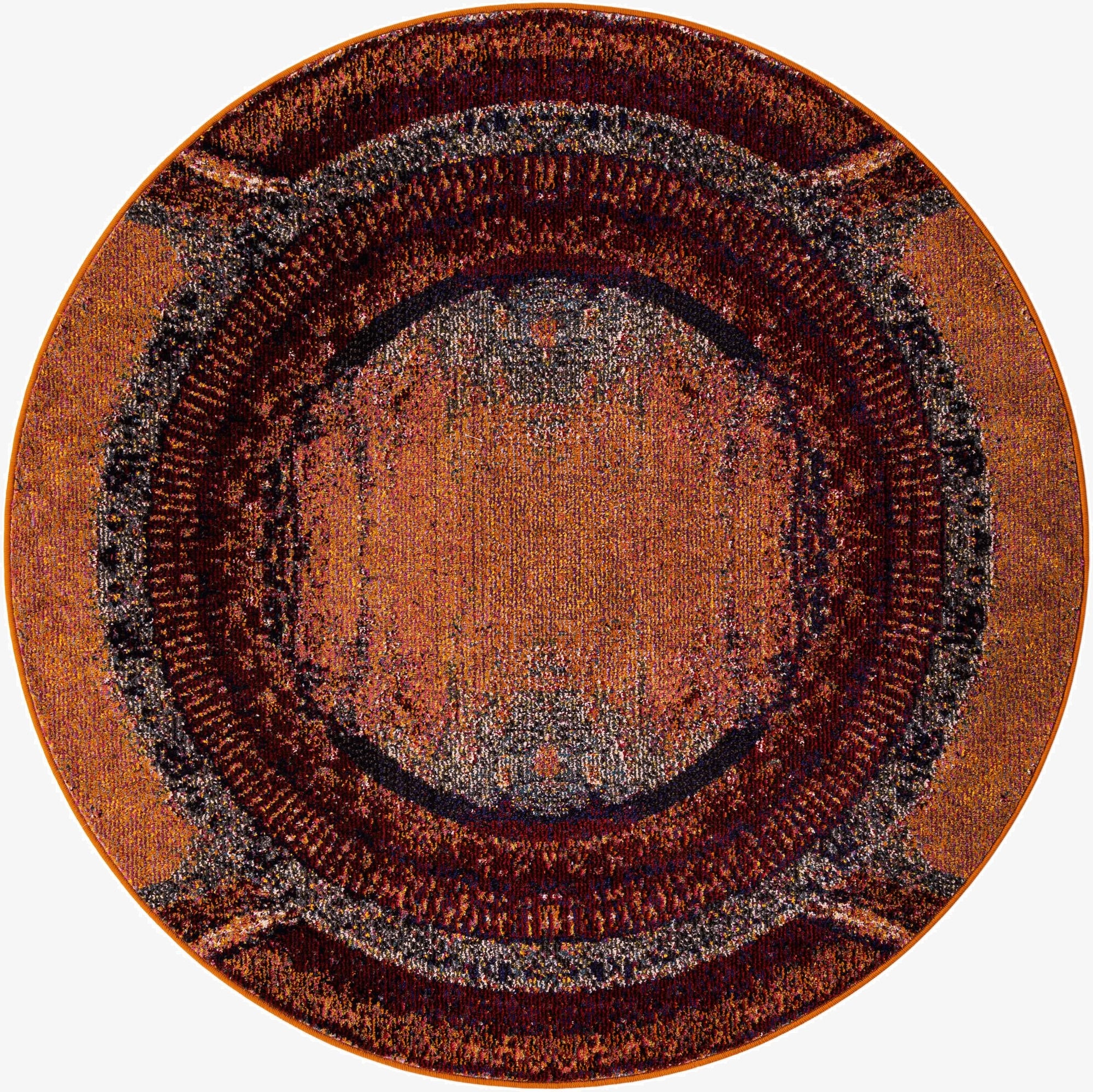 4' x 4' Washable Hyacinth Round Rug