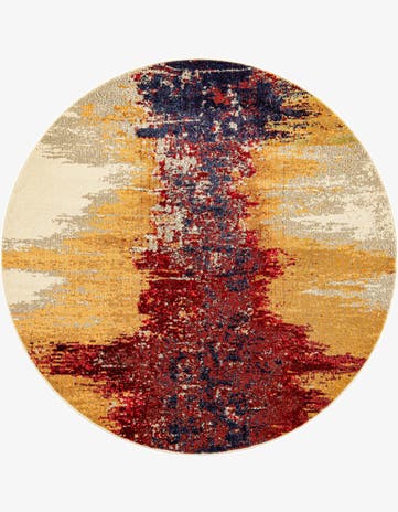 6' x 6' Washable Hyacinth Round Rug