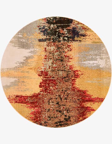 8' x 8' Washable Hyacinth Round Rug