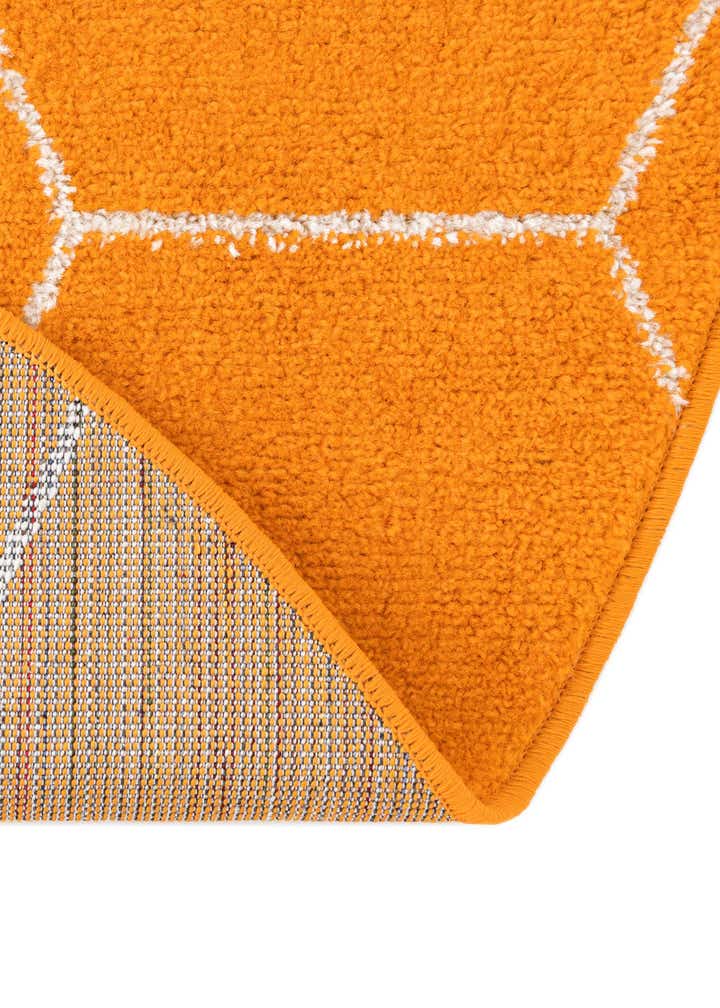 4' x 4' Lattice Frieze Round Rug