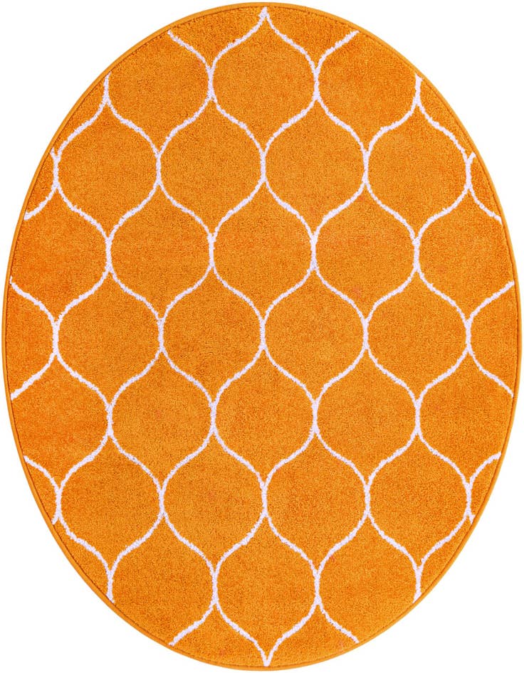 Detail image of 4' x 4' Lattice Frieze Round Rug