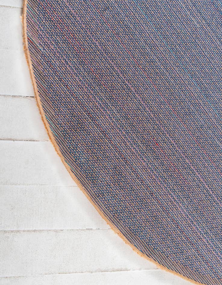 Detail image of 6' x 6' Solid Frieze Round Rug