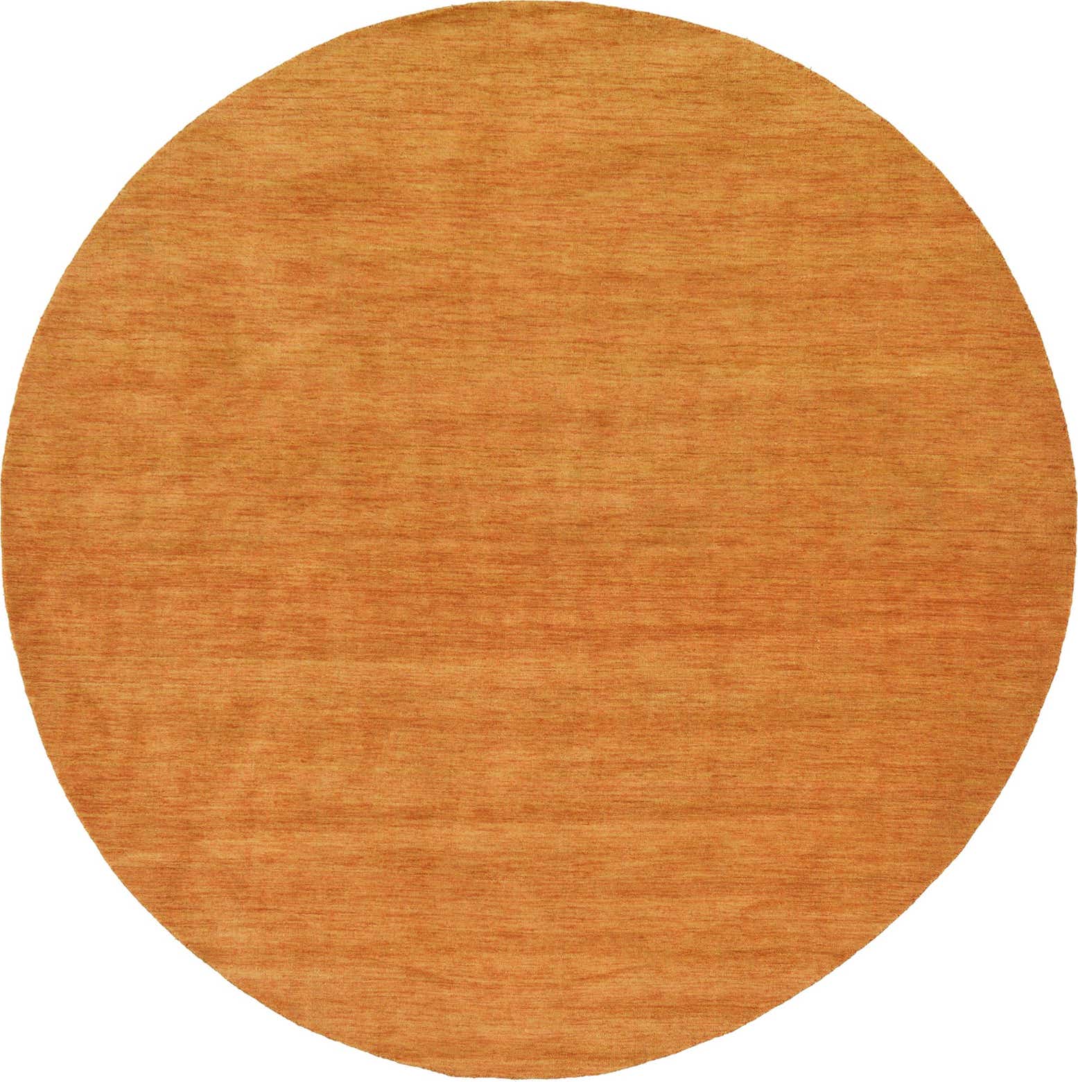 9' 10 x 9' 10 Solid Gabbeh Wool Round Rug