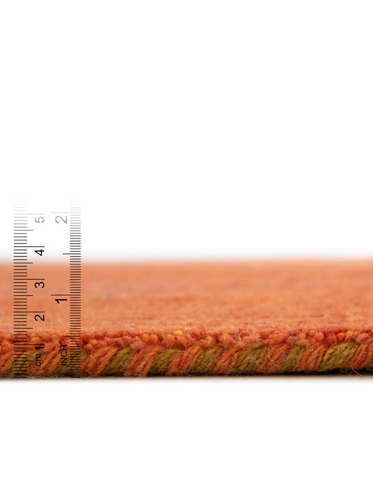 Detail image of 2' 4 x 2' 4 Solid Gabbeh Wool Round Rug