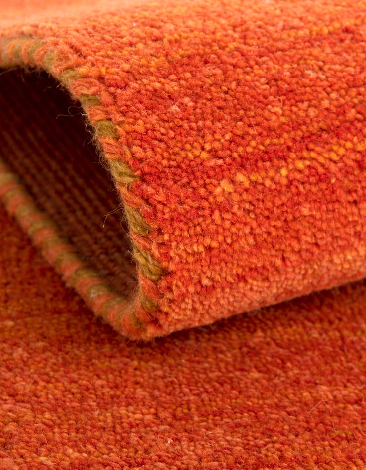 Detail image of 9' 10 x 9' 10 Solid Gabbeh Wool Round Rug