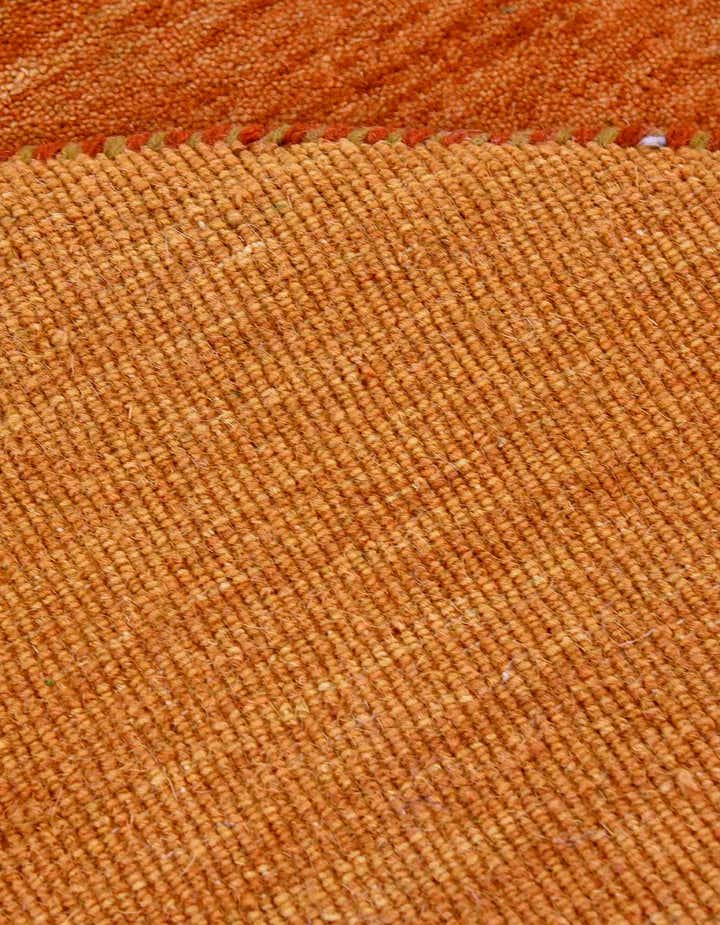 9' 10 x 9' 10 Solid Gabbeh Wool Round Rug