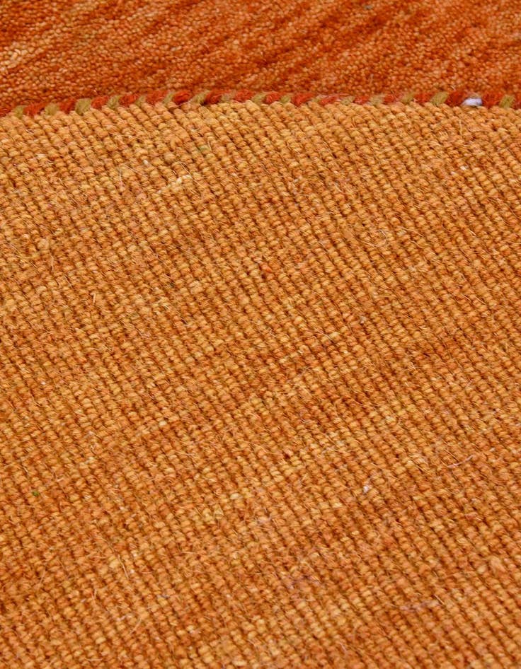 Detail image of 9' 10 x 9' 10 Solid Gabbeh Wool Round Rug