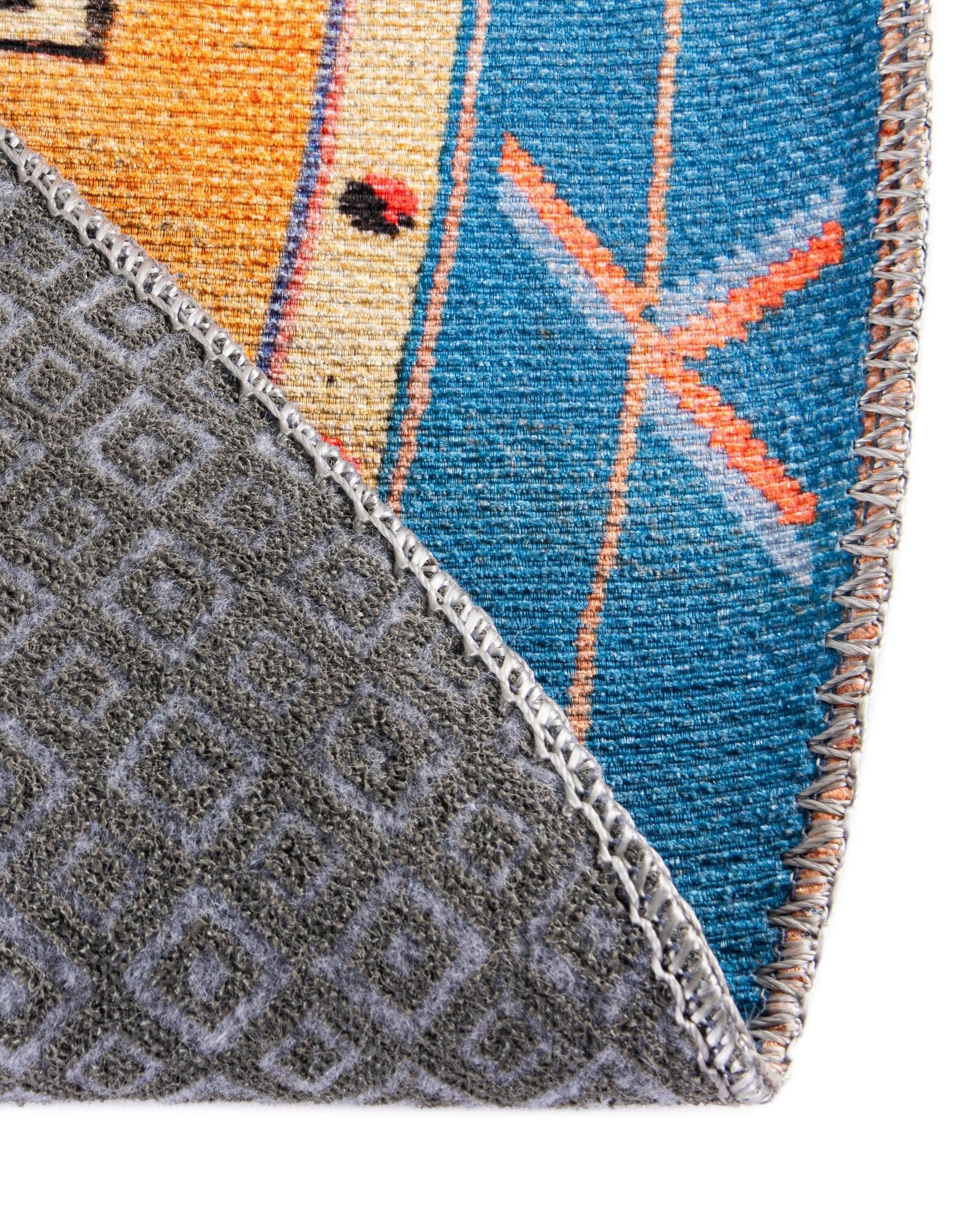 7' 7 x 7' 7 Washable Timeless Round Rug